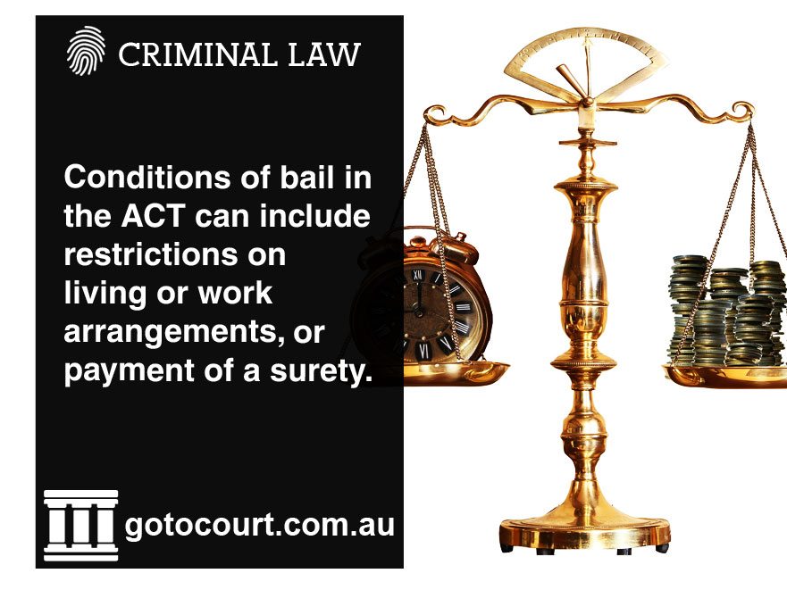 What is a bail application in the ACT?