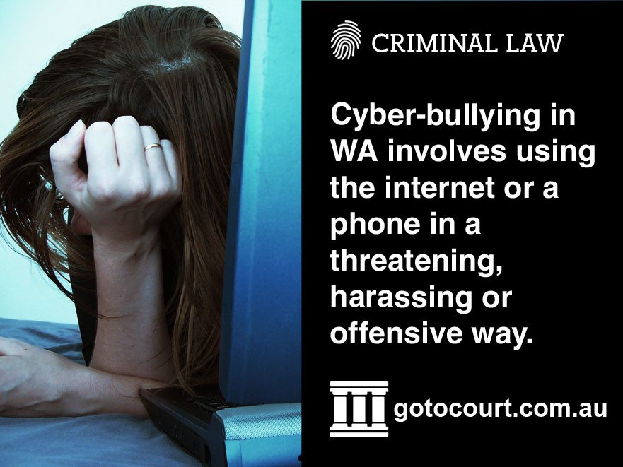 What laws apply to cyber-bullying in Western Australia?