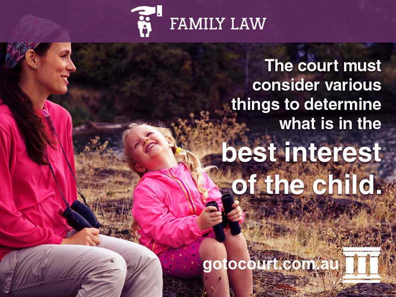 Family-Law-Best Interests of the Child Principle