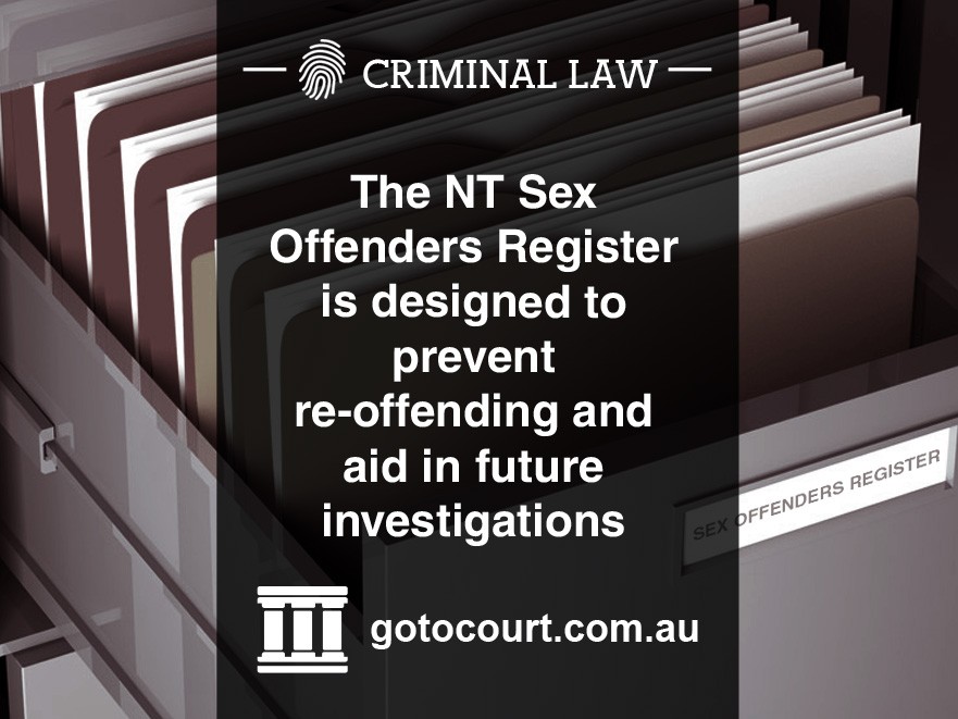 Register of Sex Offenders in the Northern Territory