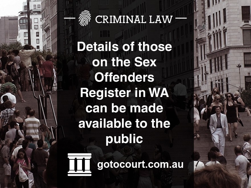 Register for Sex Offenders in Western Australia