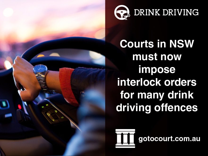 Interlock Orders for drink driving in New South Wales
