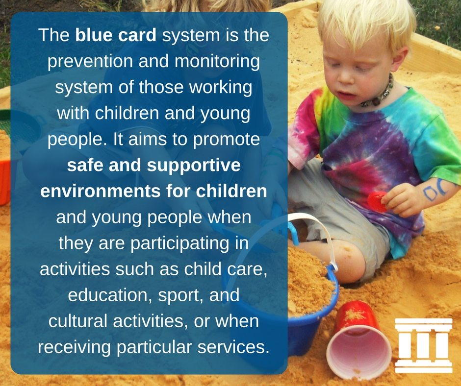 Working with Children Check (Blue Card) QLD