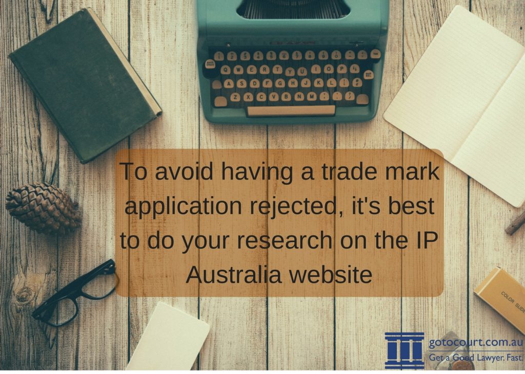 Trademark Registration in Australia: to avoid having a trade mark application rejected, it's best to do your research on the IP Australia website