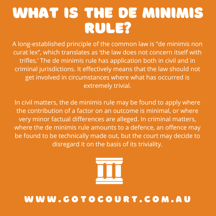 What Is The De Minimis Rule Go To Court what-is-the-de-minimis-rule-go-to-court