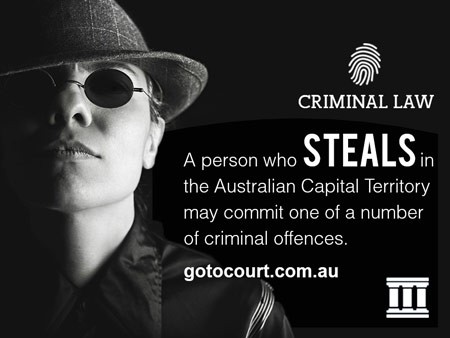 A person who steals in the Australian Capital Territory may commit one of a number of criminal offences.